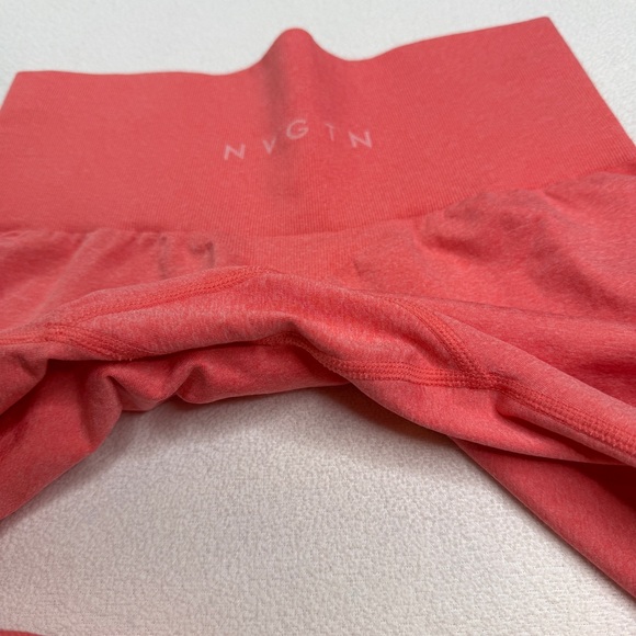 NVGTN Contour Seamless Leggings-Coral - Picture 10 of 11